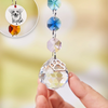 Attrape-Soleil en Cristal Personnalisé avec Photo – Cadeau Commémoratif pour Amoureux des Animaux – À Jamais Aimé, À Jamais Regretté