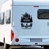 Autocollant RV Personnalisé - Cadeau Pour Amoureux Du Camping - Campeurs heureux
