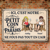Panneau Métallique Personnalisé – Cadeau pour Couple, Mari et Femme – Côte à côte pour la vie