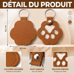 Porte-clés à poils d'animal personnalisé Avec Photo - Cadeau Commémoratif pour Propriétaire d’Animal - À jamais dans mon cœur