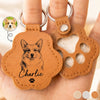 Porte-clés à poils d'animal personnalisé Avec Photo - Cadeau Commémoratif pour Propriétaire d’Animal - À jamais dans mon cœur
