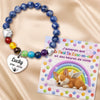 Bracelet Souvenir Personnalisé – Cadeau Commémoratif pour Propriétaire d’Animal – À bientôt, au pont de l’arc-en-ciel