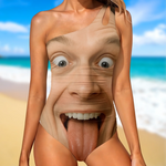Maillot de Bain Une Pièce Personnalisé avec Photo - Cadeau pour Femme - Un Beau Choix