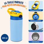 Gourde isotherme enfant Personnalisé - Cadeaux pour enfants - Épanouis-toi et rayonne