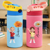 Gourde isotherme enfant Personnalisé - Cadeaux pour enfants - Épanouis-toi et rayonne