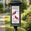 Lampe de Jardin Solaire Personnalisée – Cadeau de Commémoration – À Jamais dans Nos Souvenirs