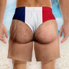 Short de Bain Homme Personnalisé – Cadeau Rigolo pour Homme – Tropique Comme Il Fait Chaud