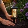 Lampe de Jardin Solaire Personnalisée avec Photo – Cadeau de Commémoration – Dans Chaque Lever De Soleil