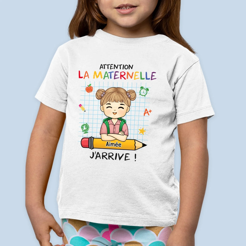 T-shirt Enfant Personnalisé – Cadeau pour Enfant – Les Petits Pas Mènent aux Grands Rêves