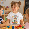 T-shirt Enfant Personnalisé – Cadeau pour Enfant – Les Petits Pas Mènent aux Grands Rêves