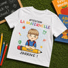 T-shirt Enfant Personnalisé – Cadeau pour Enfant – Les Petits Pas Mènent aux Grands Rêves