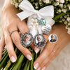 Pendentif bouquet mariée Personnalisé Avec Photo - Cadeau de Commémoration - Tu es toujours dans mon cœur