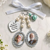 Pendentif bouquet mariée Personnalisé Avec Photo - Cadeau de Commémoration - Tu es toujours dans mon cœur