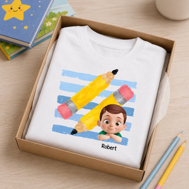 T-shirt Enfant Personnalisé – Cadeau pour Enfant – Aventure en CP