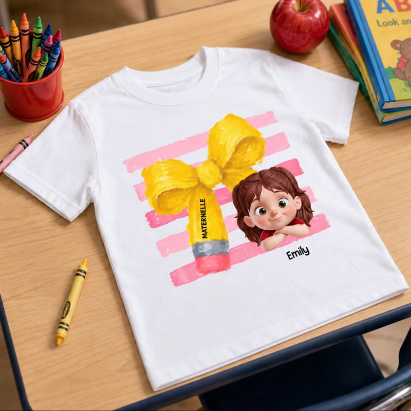 T-shirt Enfant Personnalisé – Cadeau pour Enfant – Aventure en CP