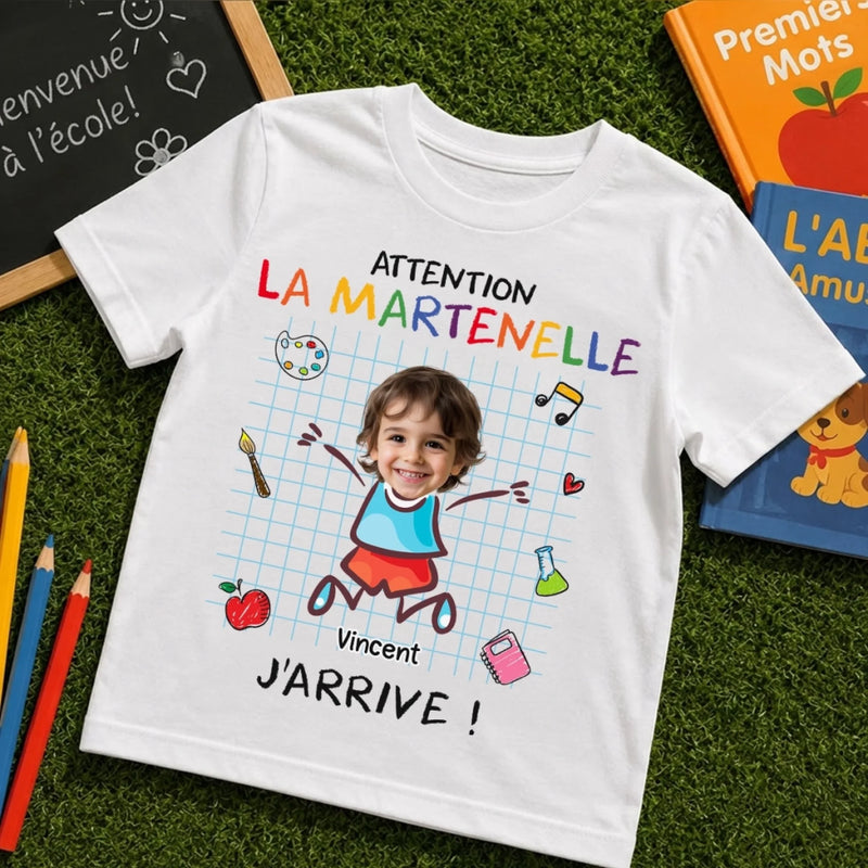 T-shirt Enfant Personnalisé – Cadeau pour Enfant – Petits pas, Grands rêves
