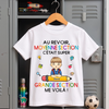 T-shirt Enfant Personnalisé – Cadeau pour Enfant – Trop cool pour la maternelle