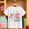 T-shirt Enfant Personnalisé – Cadeau pour Enfant – Attention : Futur Génie