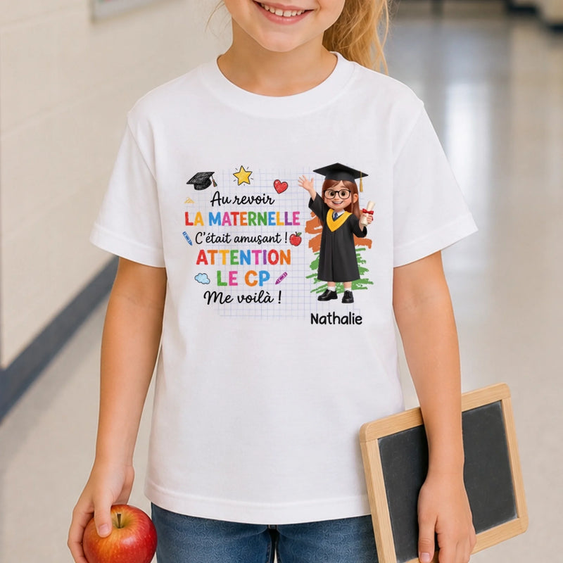 T-shirt Enfant Personnalisé – Cadeau pour Enfant – Le voyage commence