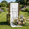 Bannière de chaise de mariage Personnalisé - Cadeau de Commémoration - En tendre mémoire