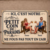 Panneau Métallique Personnalisé – Cadeau pour Couple – Le plus beau coin