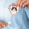 Enrouleur de Badge Acrylique Personnalisé avec Photo – Cadeau pour Propriétaires D’animaux - Amis Adorables