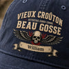 Casquette personnalisée – Cadeau d’anniversaire personnalisé pour lui, papa, grand-père ou mari – Vieux croûton