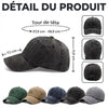 Casquette personnalisée – Cadeau d’anniversaire personnalisé pour lui, papa, grand-père ou mari – Monsieur Garantie