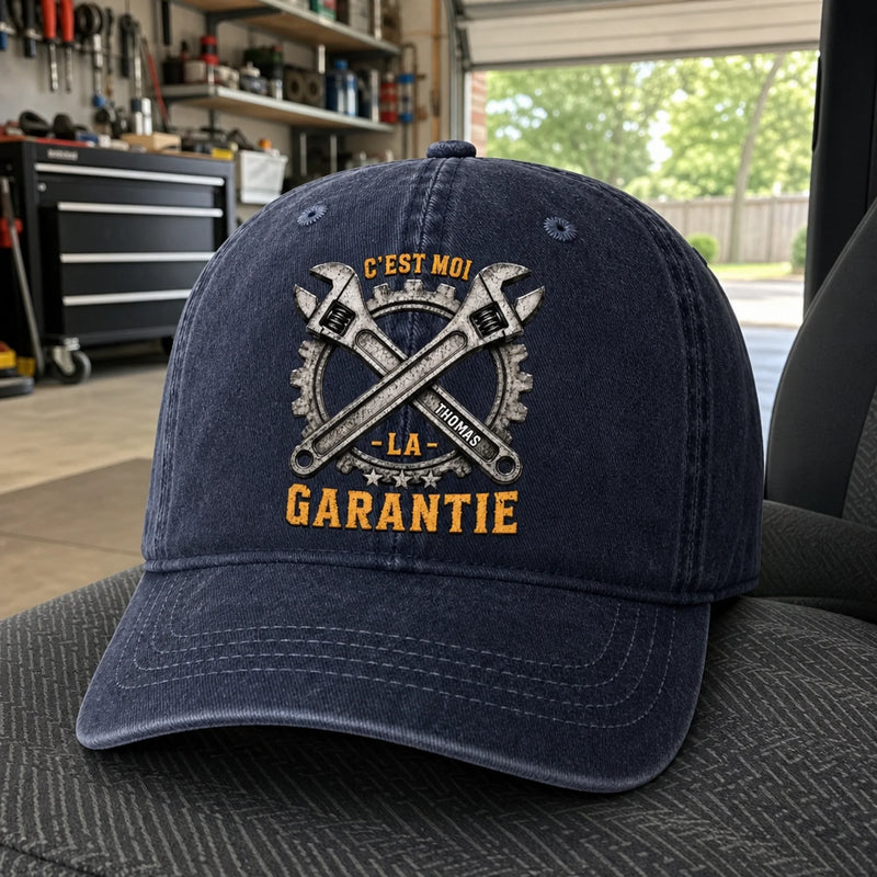 Casquette personnalisée – Cadeau d’anniversaire personnalisé pour lui, papa, grand-père ou mari – Monsieur Garantie