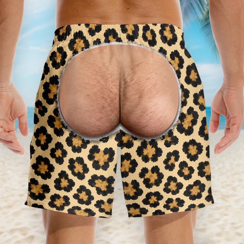 Short de Bain Homme Personnalisé – Cadeau Rigolo pour Homme – Mode coquin activé