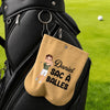Pochette pour balles de golf Personnalisée - Cadeau pour la pour les joueurs de golf, amoureux du sport - Aujourd'hui, je joue au golf