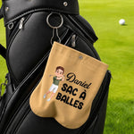 Pochette pour balles de golf Personnalisée - Cadeau pour la pour les joueurs de golf, amoureux du sport - Aujourd'hui, je joue au golf