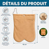 Pochette pour balles de golf Personnalisée - Cadeau pour la pour les joueurs de golf, amoureux du sport - Aujourd'hui, je joue au golf