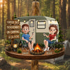 Panneau En Bois Personnalisé – Cadeau Pour Amoureux Du Camping – Des souvenirs en route
