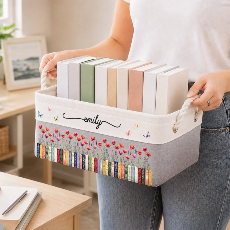 Panier de Rangement Personnalisé – Cadeau Pour Soi-Même, Femme – Épanouis-toi à ta manière