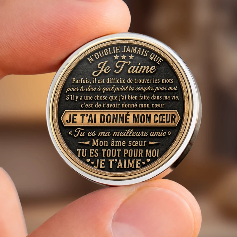Porte-Bonheur De Poche Personnalisé - Cadeau Pour Couple - Mon plus beau cadeau