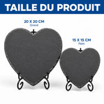 Pierre En Forme De Cœur Personnalisée Avec Photo – Cadeau pour Couple - Ensemble, on y arrivera