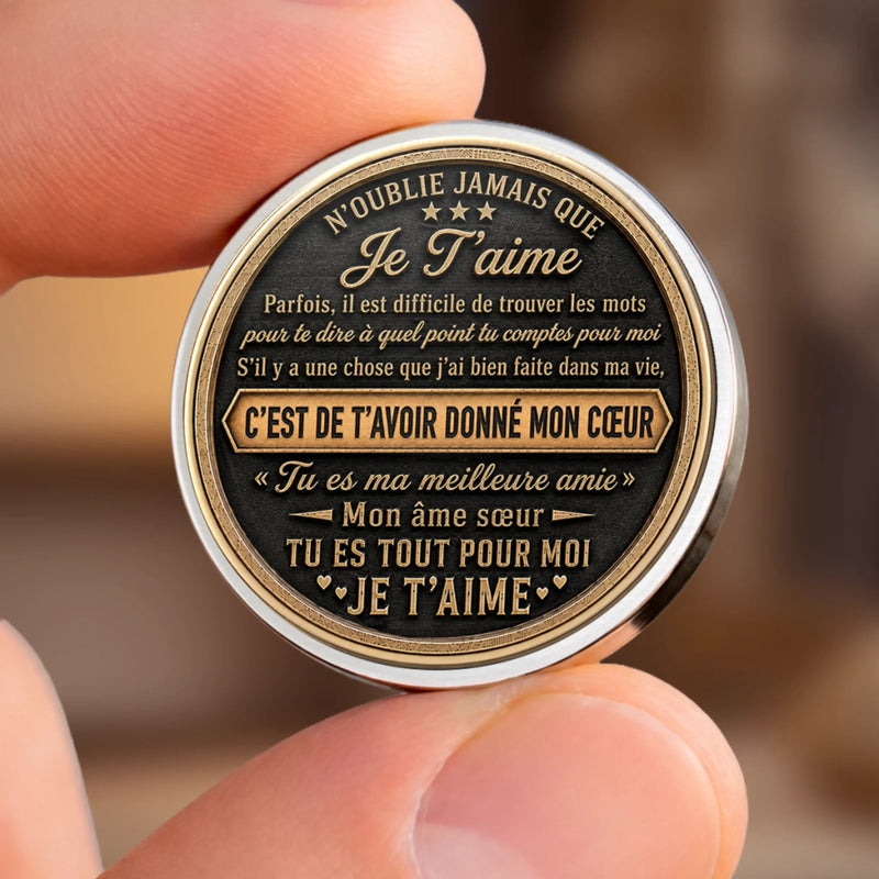 Porte-Bonheur De Poche Personnalisé - Cadeau Pour Couple - Mon plus beau cadeau
