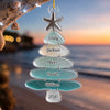 Ornement En Acrylique Personnalisé – Cadeau de Noël pour Famille - Notre histoire au bord de la mer