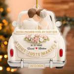 Ornement En Acrylique Personnalisé – Cadeau De Noël Pour Couple, Mari, Femme - Joyeux Noël, mon amour