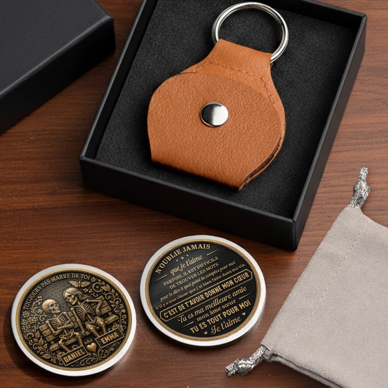 Porte-Bonheur De Poche Personnalisé - Cadeau Pour Couple - Mon unique et seul