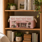 Panier de Rangement Personnalisé – Cadeau Pour Lecteurs, Amoureux Des Livres – Ma Librairie