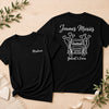 T-shirt Personnalisé Pour Couple – Cadeau pour Couple, Mariée, Marié et Jeunes Mariés – Monsieur & Madame