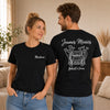 T-shirt Personnalisé Pour Couple – Cadeau pour Couple, Mariée, Marié et Jeunes Mariés – Monsieur & Madame