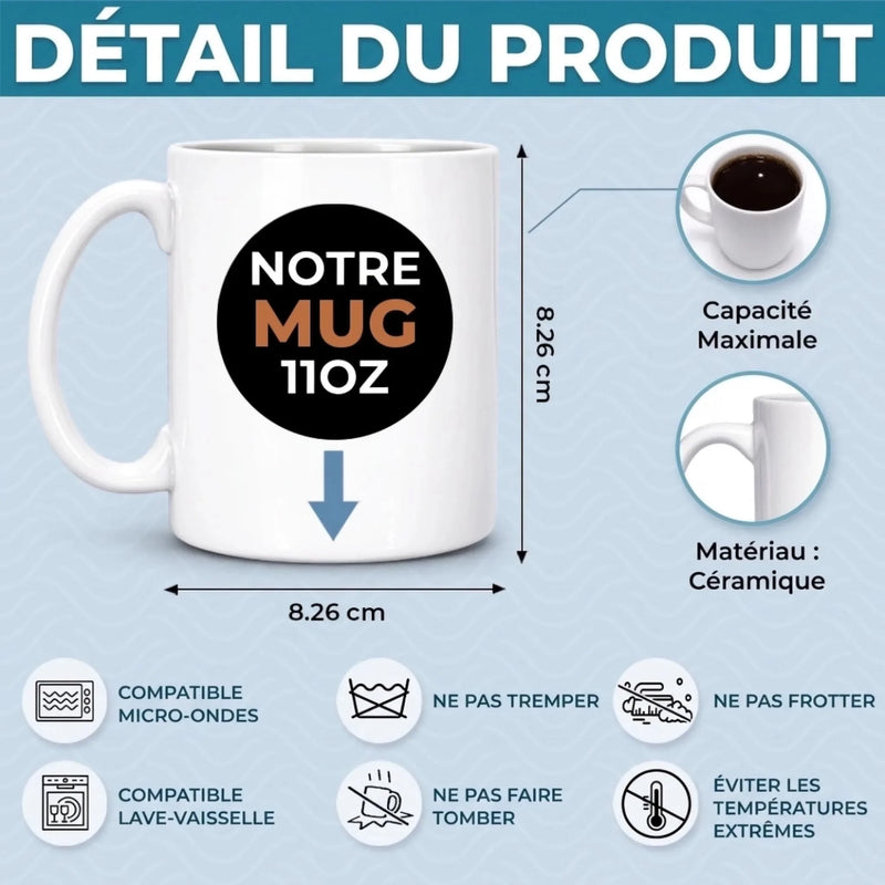 Mug Personnalisé – Cadeau Pour Couple – Ensemble Pour Toujours