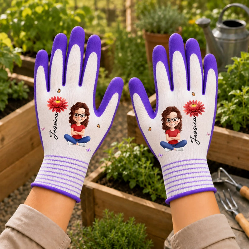 Gants De Jardinage Personnalisés – Cadeau Pour Jardinier - Cultivez Avec Style