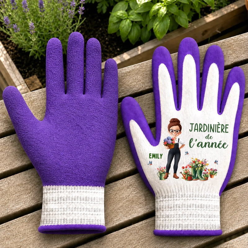 Gants De Jardinage Personnalisés – Cadeau Pour Jardinier - Passionnée De Jardinage