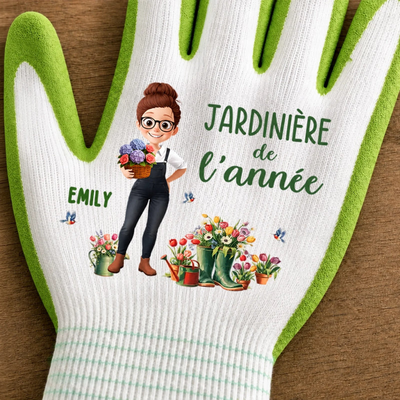 Gants De Jardinage Personnalisés – Cadeau Pour Jardinier - Passionnée De Jardinage