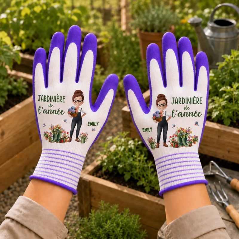 Gants De Jardinage Personnalisés – Cadeau Pour Jardinier - Passionnée De Jardinage