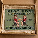 Panneau Métallique Personnalisé – Cadeau pour Couple – Toujours aussi forts